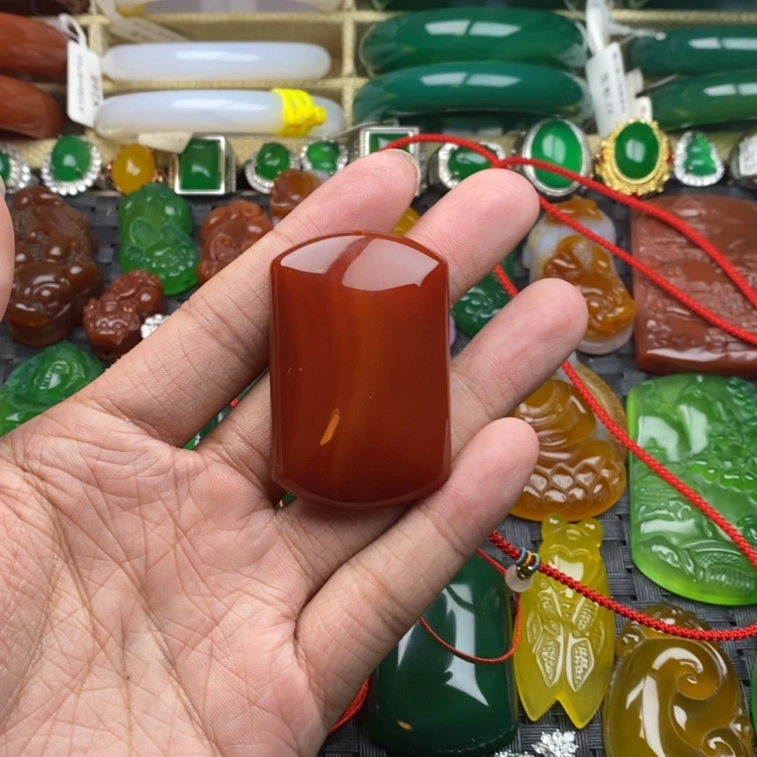 宽***恋玛瑙/玉髓颈饰未镶嵌