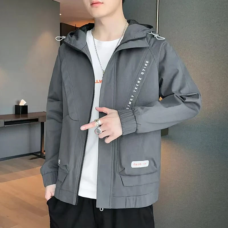 T 800-999 直播间看好再拍 男夹克男士休闲百搭春秋季连帽宽松