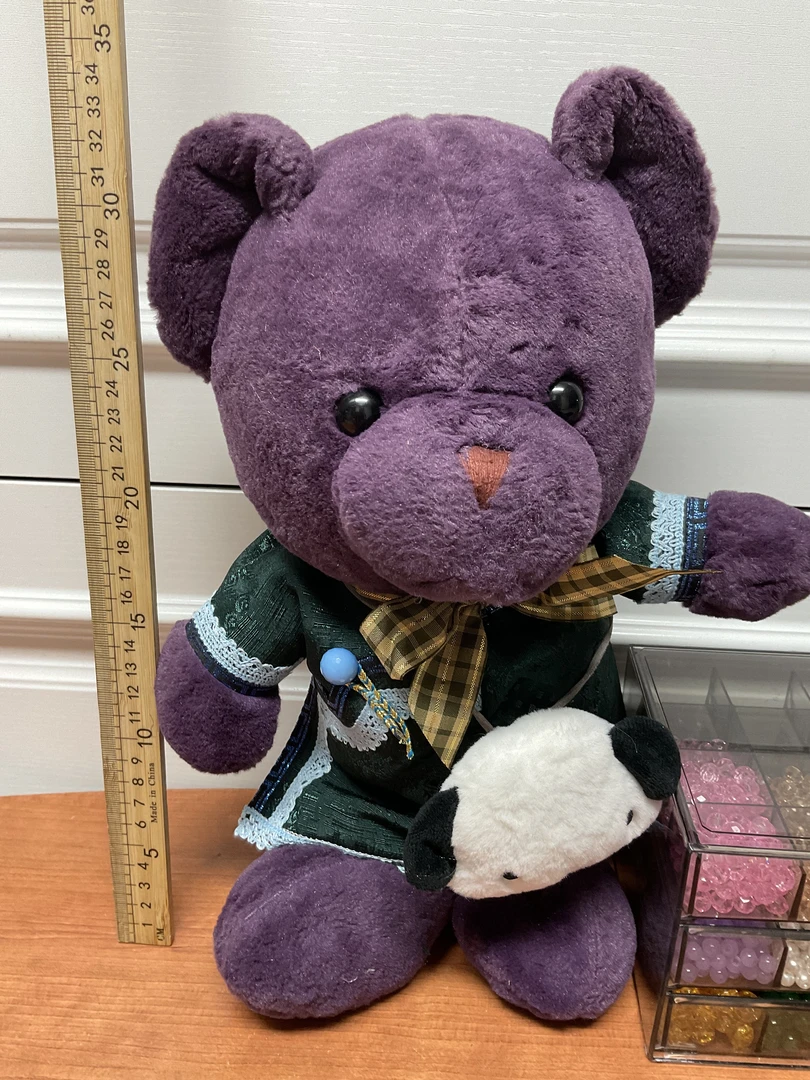 可爱小熊公仔毛绒玩具车摆装饰/下单即得玩偶+玩偶服装