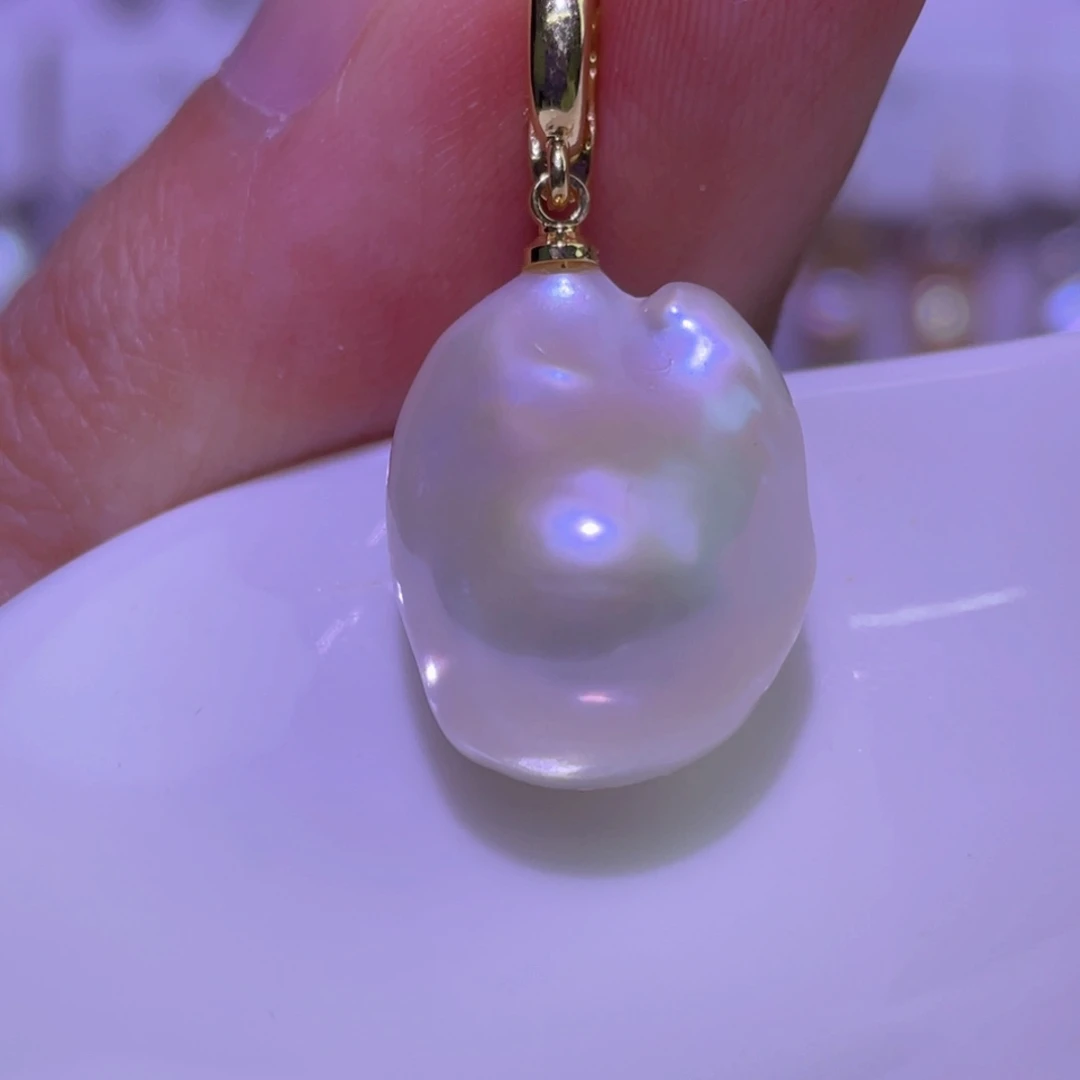 未镶嵌天然淡水珍珠吊坠淡水珍珠