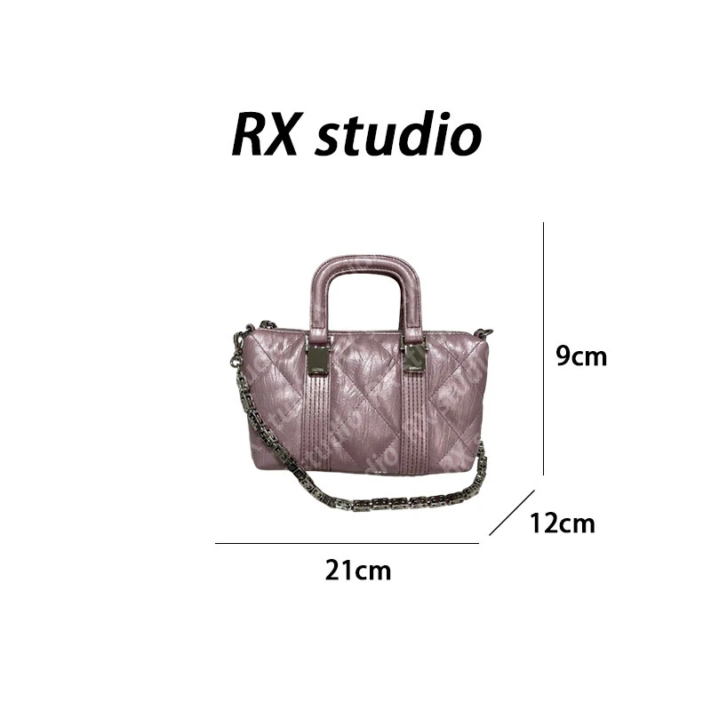 【南沙瑞熙】ZT-D7177-珍珠紫-轻奢时尚女士新款手提单肩斜挎包