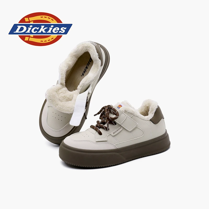 Dickies雅丹风秋冬款青少年亲子鞋时尚百搭平地女鞋魔术贴童鞋
