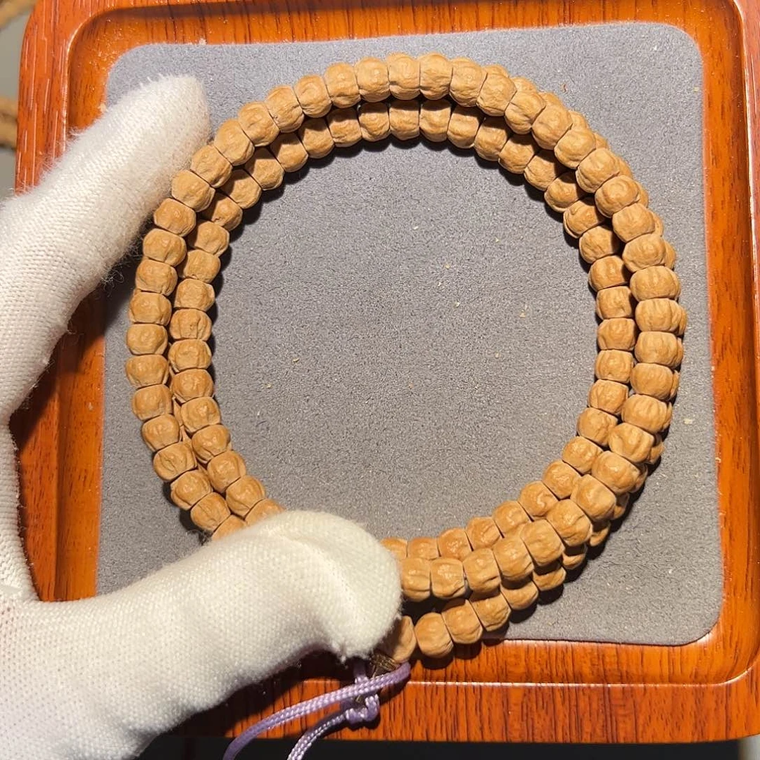 柏香籽/百香籽手串Z**h油皮直切多棱顺7