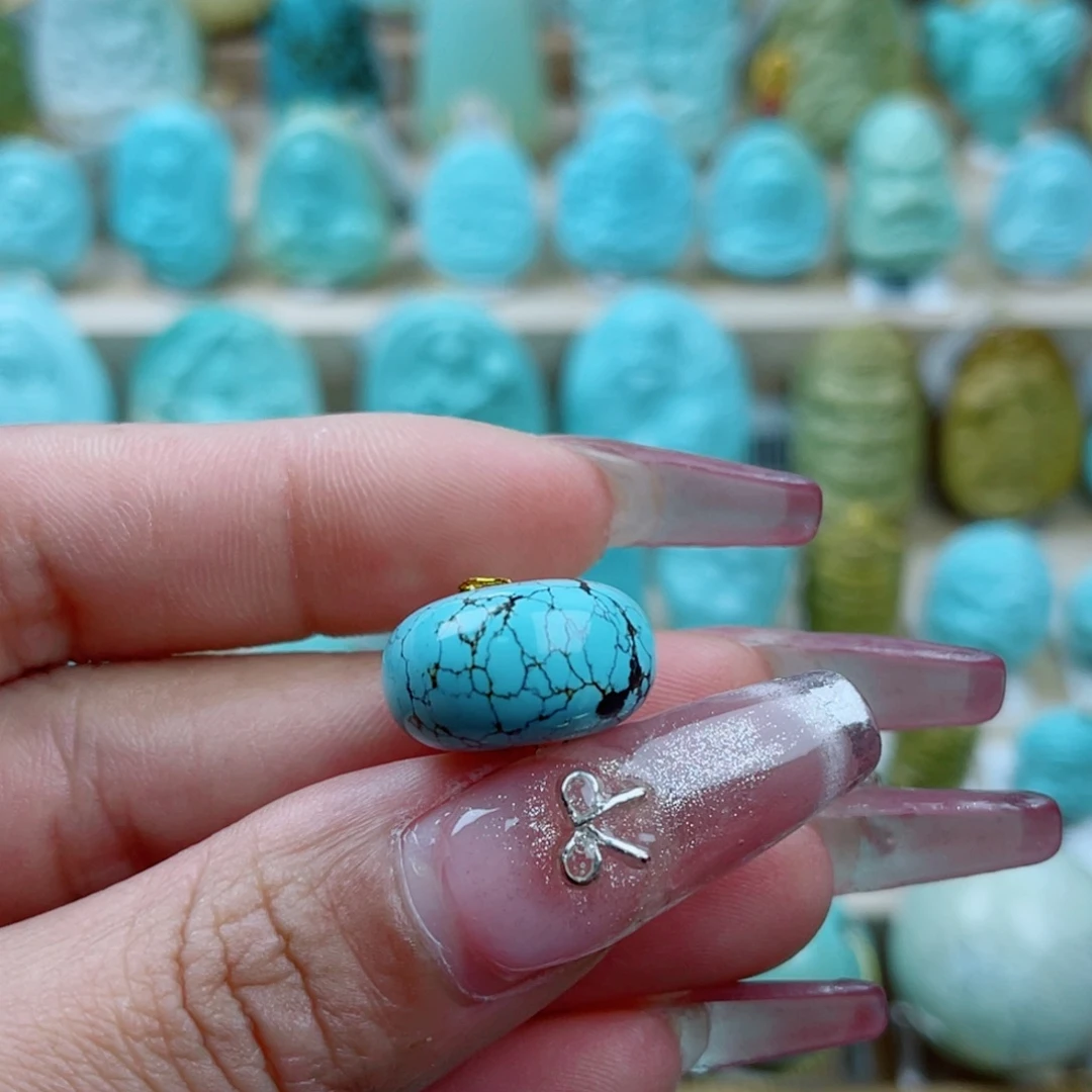 绿松石未镶嵌珠宝奇石18*11m