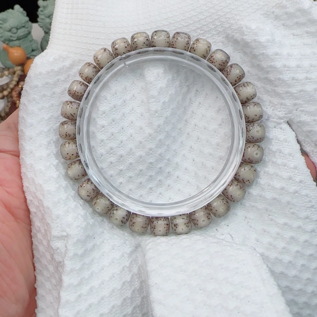 星月菩提手串冰糖月朗星稀8*7