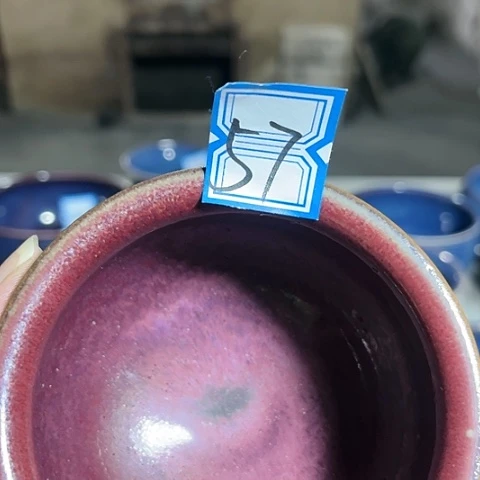 瓷片太钧瓷手工艺品杯子