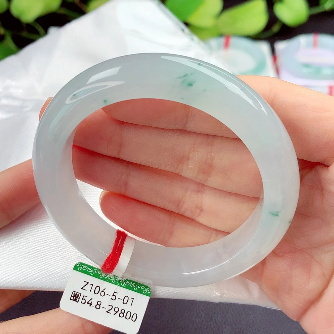 翡翠未镶嵌手镯缅甸天然翡翠手镯