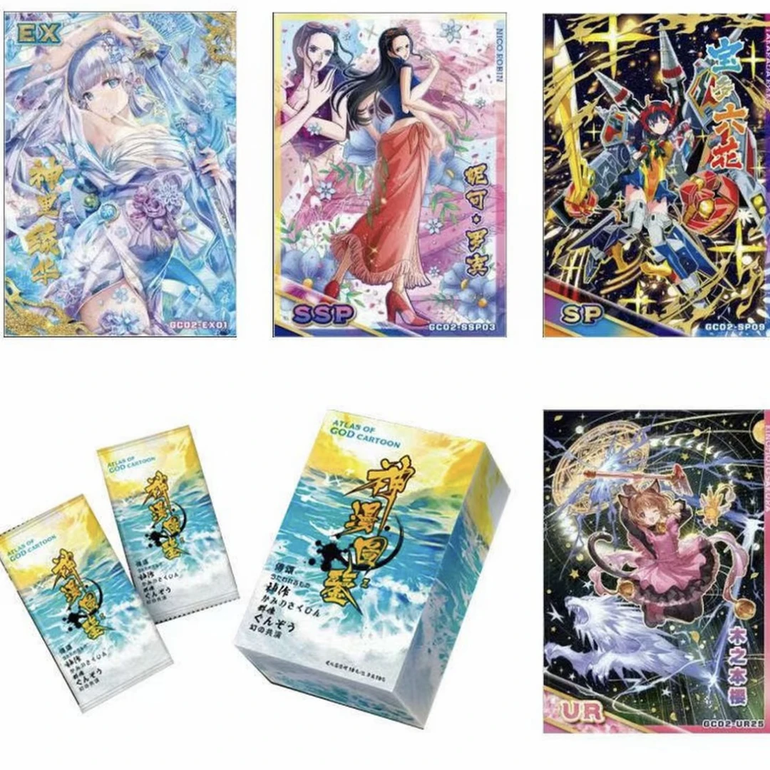 【拆盒】神漫 多ip动漫 卡造文创 炮姐 三笠 动漫卡牌