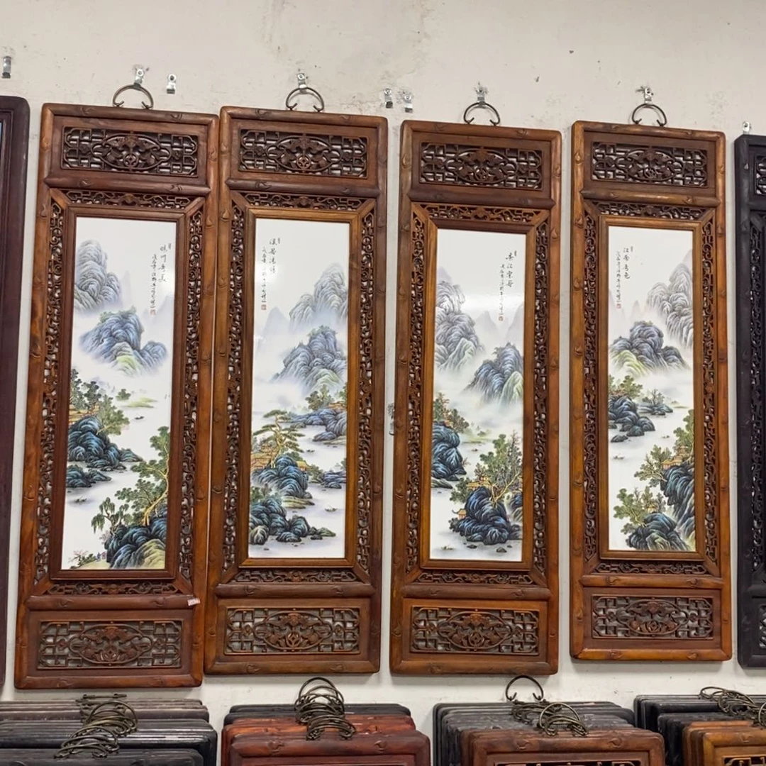 瓷120*36*4 景德镇瓷板画柴窑烧制