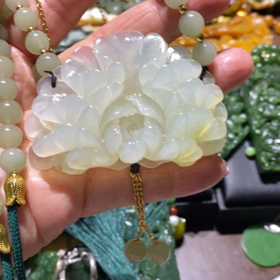 【闪购商品】岫玉毛衣链未镶嵌