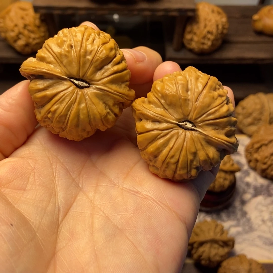 隆***隆文玩核桃把件全品南瓜墩尺寸43