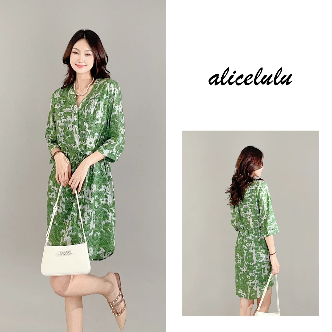 1 ALICE “假日清风”连衣裙 清新淡雅 轻柔凉感 S2138625W