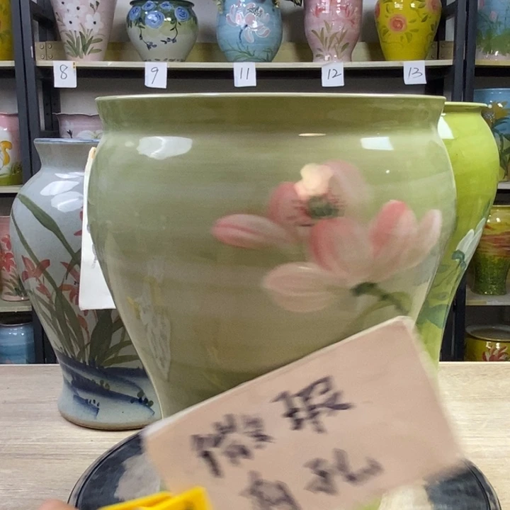 景德镇高温陶瓷花盆