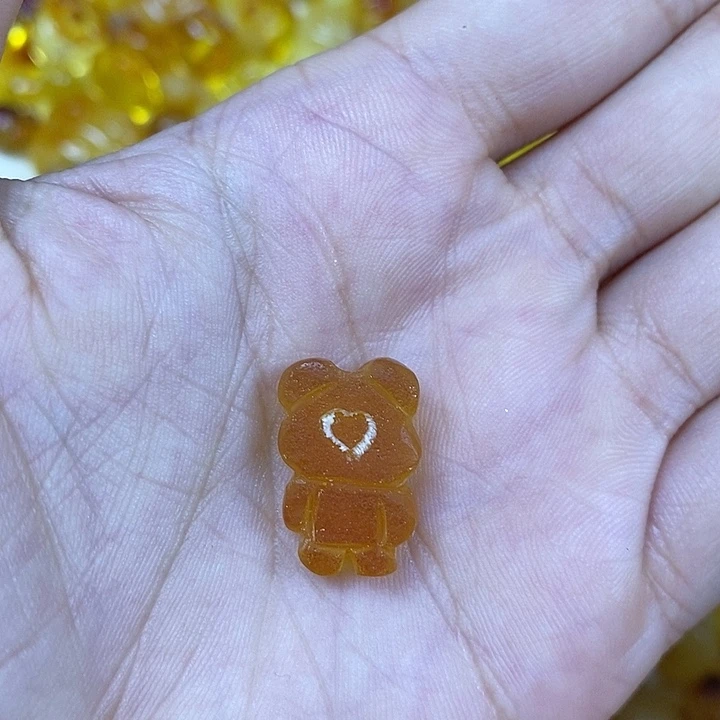 吊坠橄榄核原皮小熊113