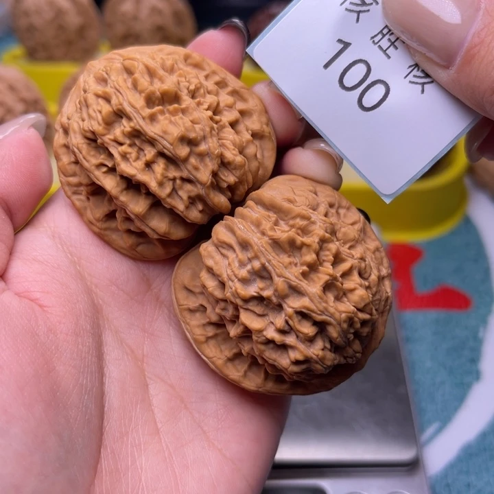 把件文玩核桃四座楼43.100