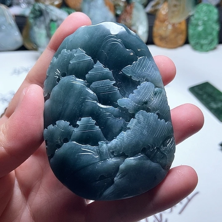 翡翠未镶嵌颈饰翡翠a货