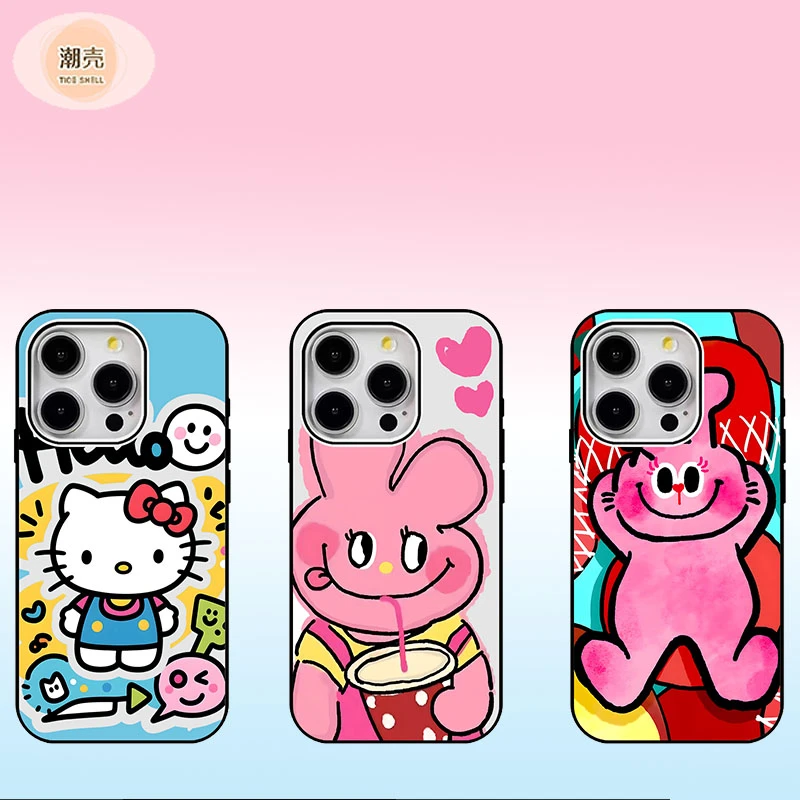 CK潮壳原创适用于iphone16/15promax/14/13/12系列苹果手机壳防摔