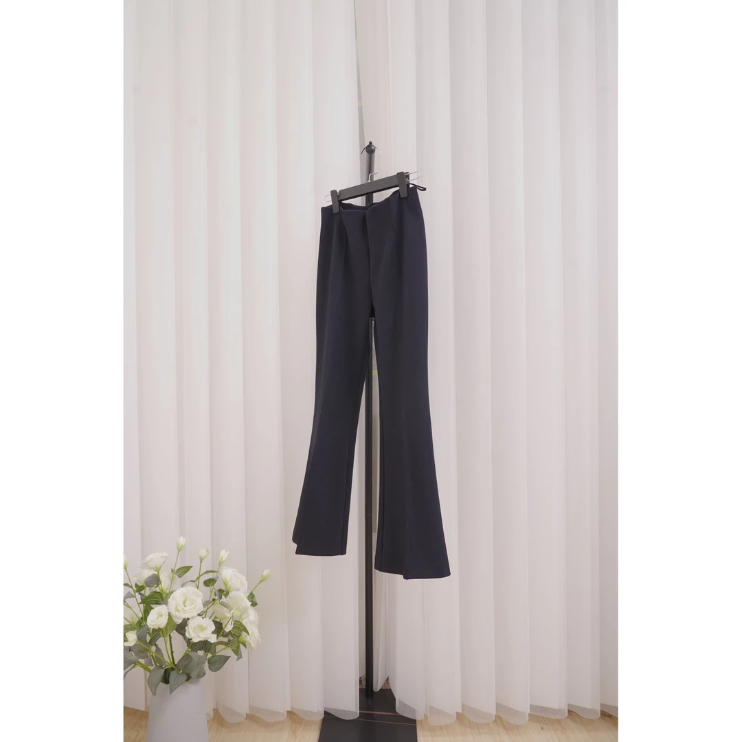 2025文哥工作室女秋季高定时尚设计气质休闲长裤CC-0198