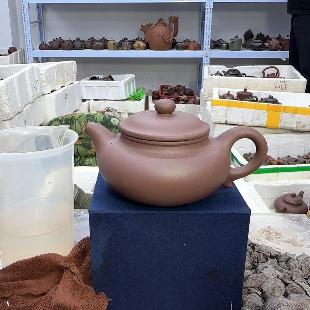 茶壶紫砂宜兴紫砂壶瑕疵