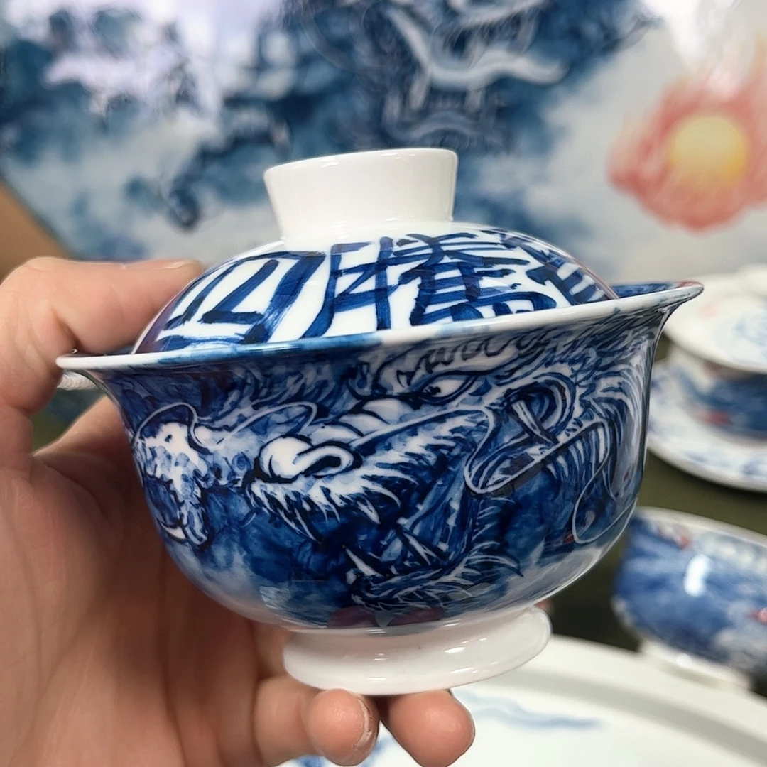 手绘高温瓷器瓷器