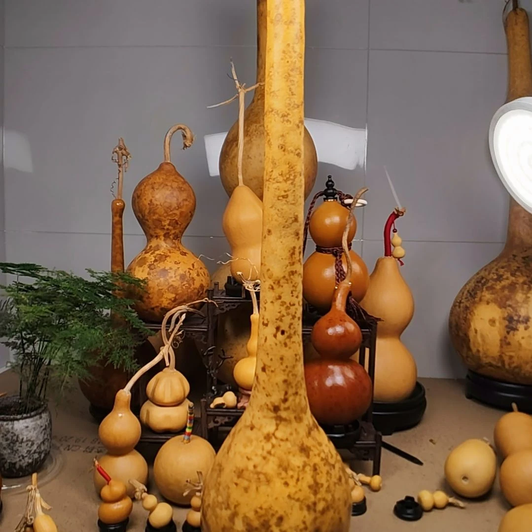 阳***照藤葫芦摆件挂件工艺品