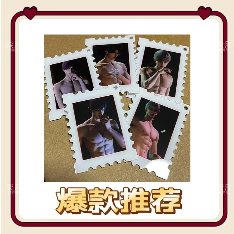 【亚克力邮票】恋与深空 二次元同人方形亚克力邮票盲盒（直播代拆）