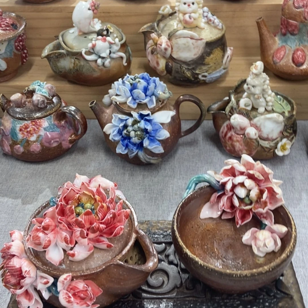 纯手工纯柴烧精品茶具