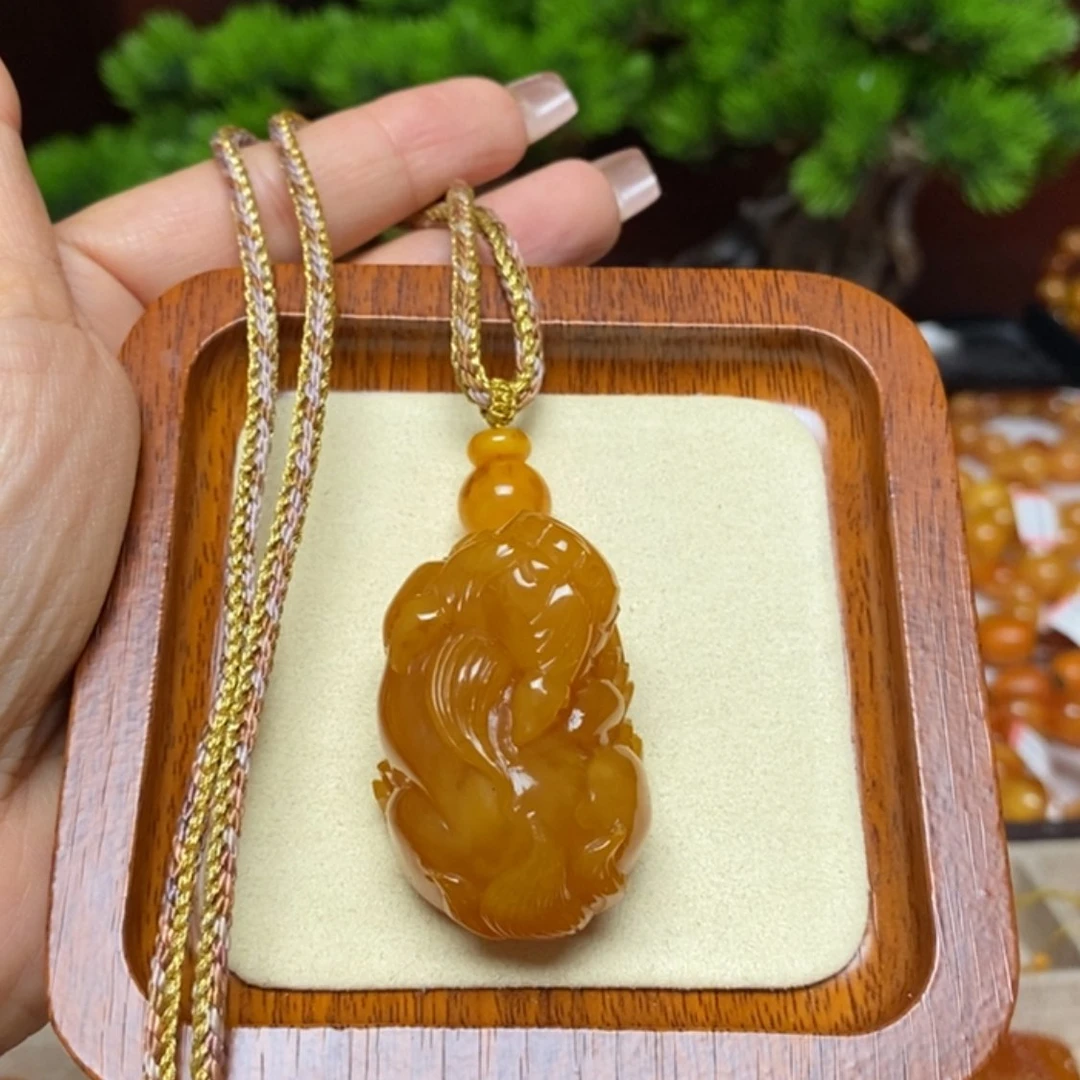 【闪购商品】蜜蜡颈饰未镶嵌项链