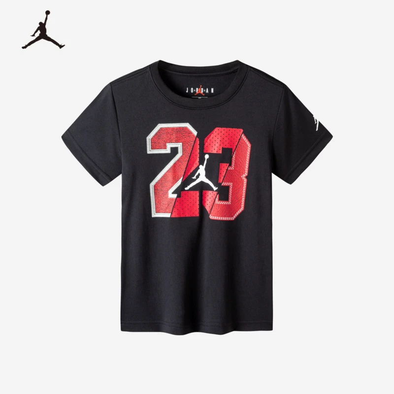 AirJordan夏季休闲运动童装男童短袖亲肤舒适T恤B675