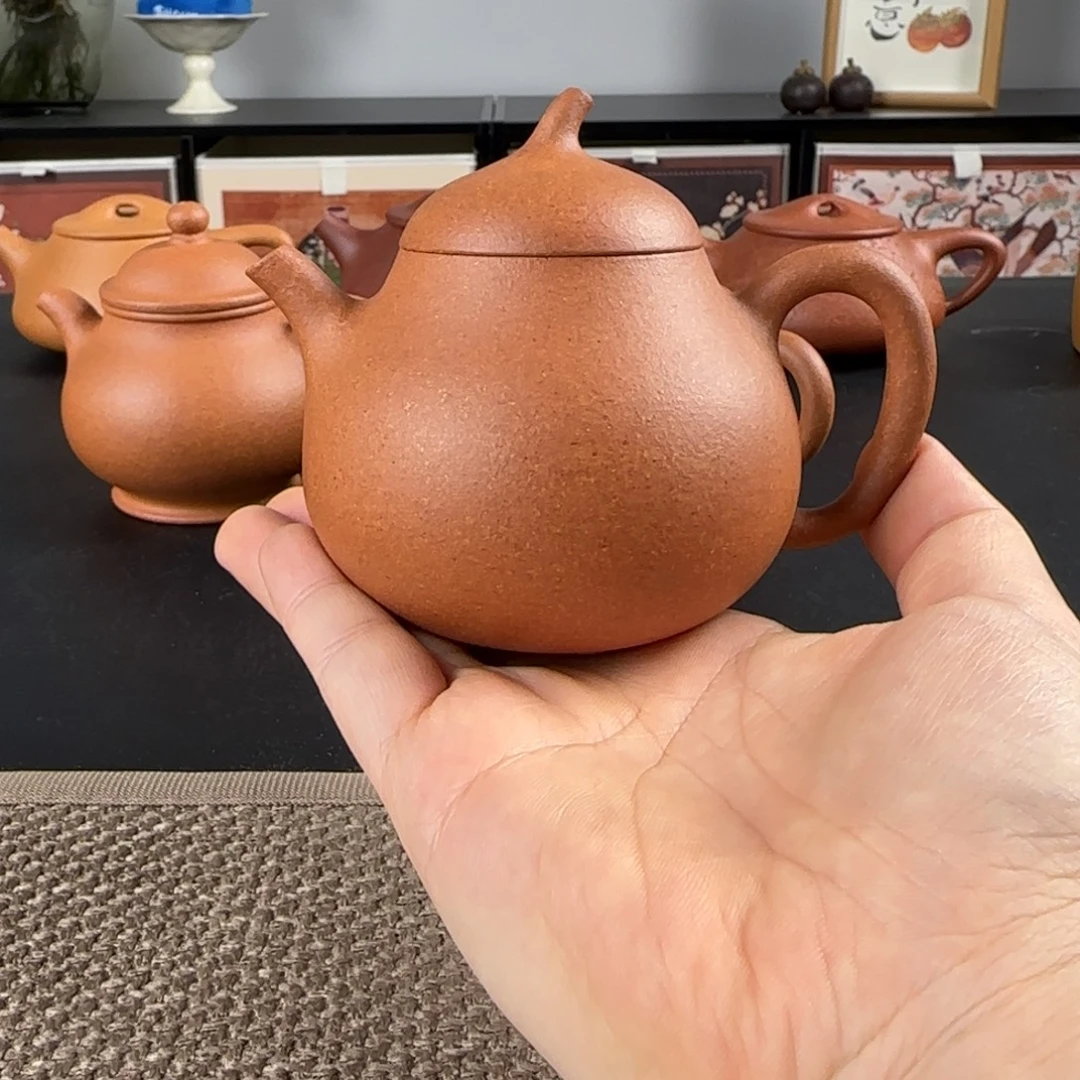 茶壶紫砂微瑕茄瓜
