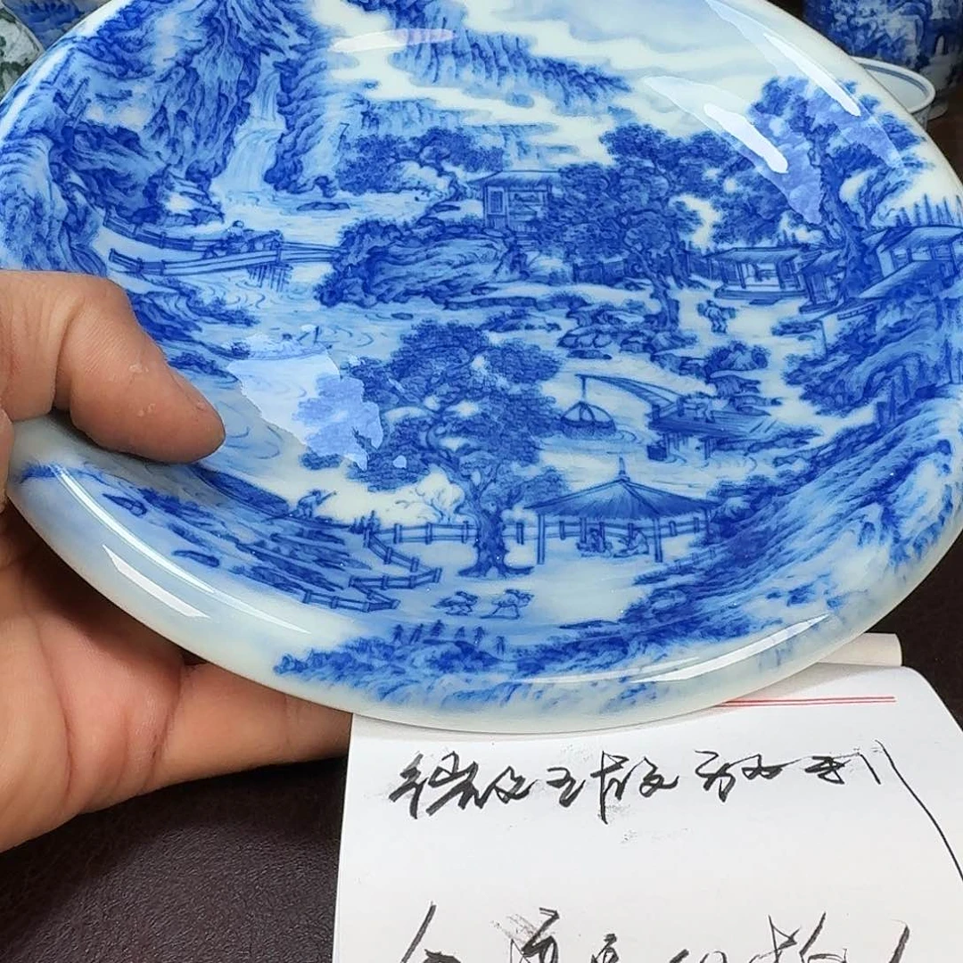 瓷片益*堂现代景德镇陶瓷手绘茶具