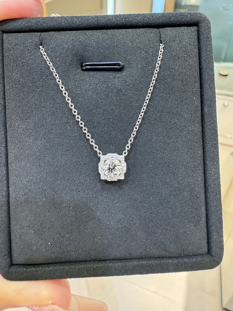 【CHERISH】18k  50分方形项链