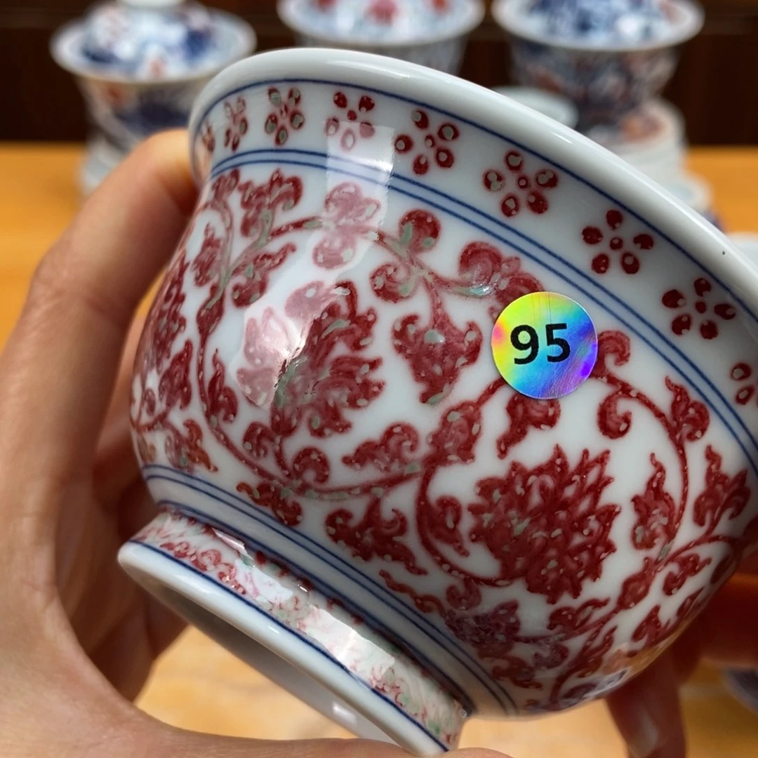 手绘现代茶具非古董