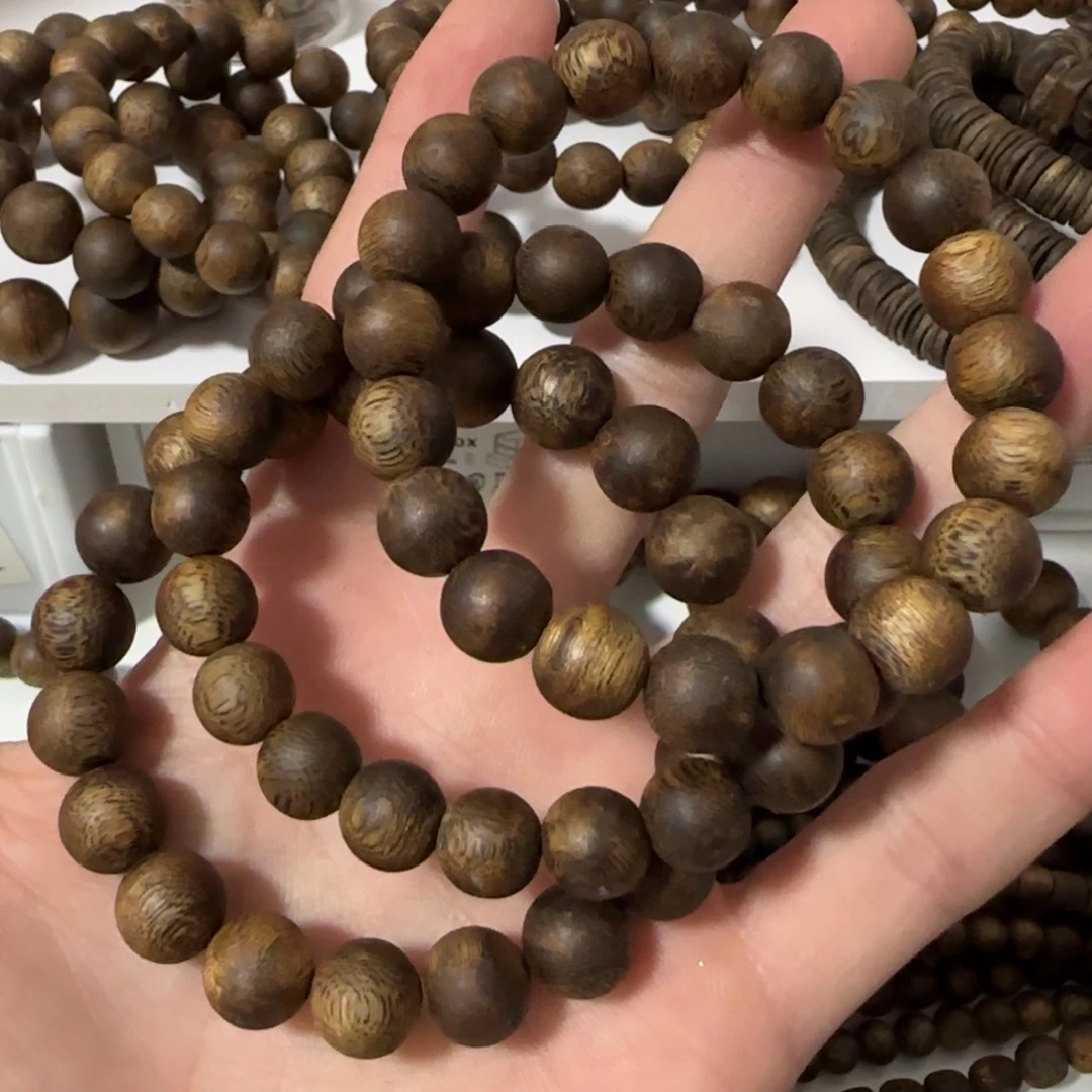 沉香沉香碎屑➕1.0圆珠单圈8克➕