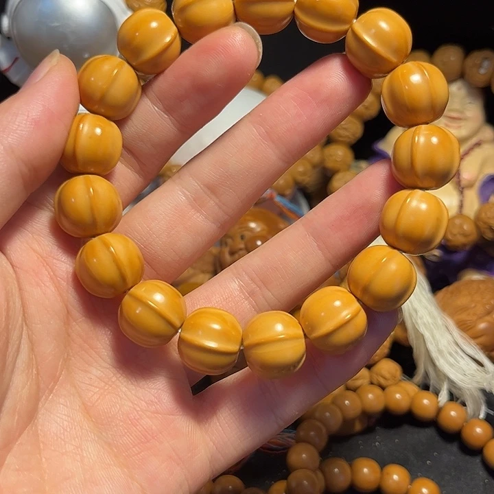 橄榄核手串/手链猴头1.5鲨鱼微瑕