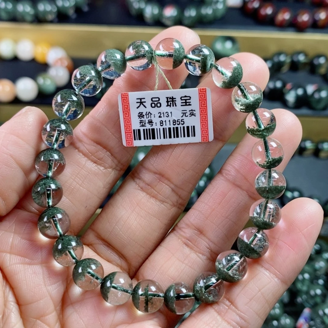 水晶手链未镶嵌西*?绿幽灵手链811855
