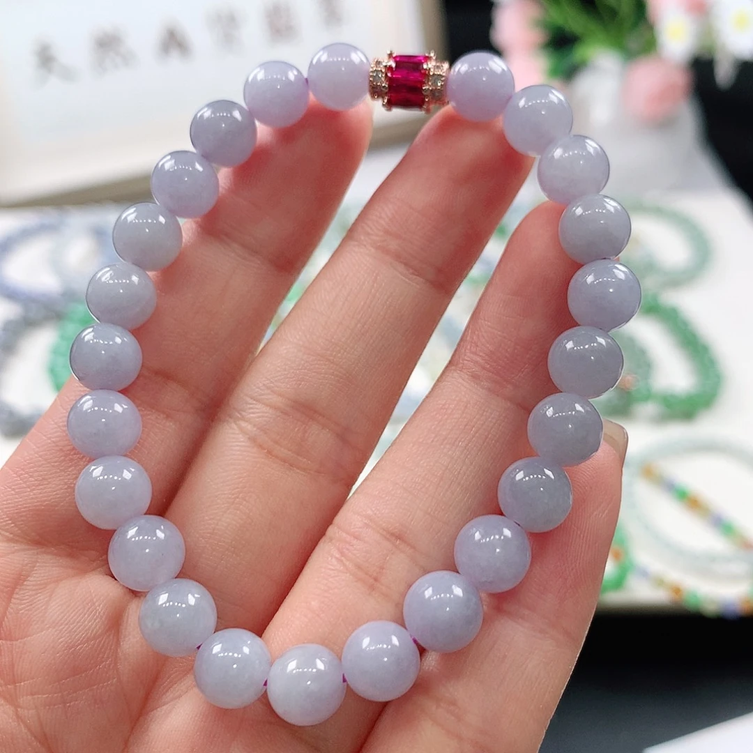 翡翠未镶嵌手链手链7.5mm