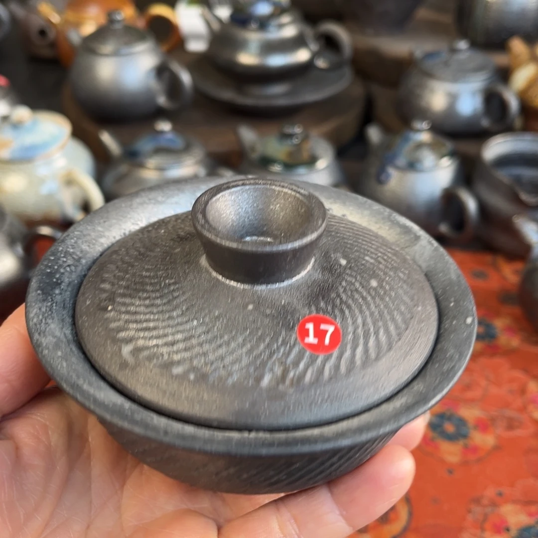 柴烧茶器主人杯杯柴烧