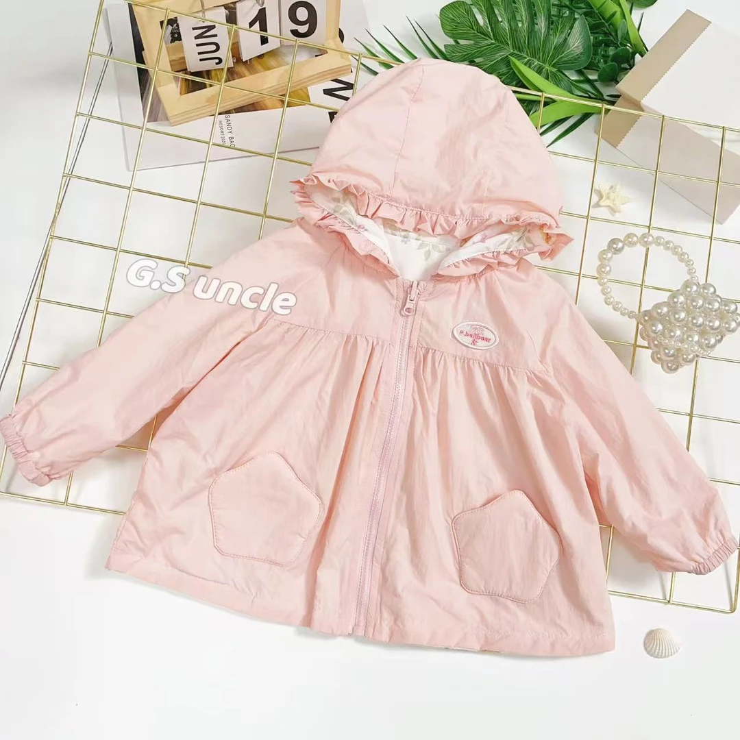 【香草奶皮】E003女宝新款2025时尚秋冬双面外套儿童百搭外套