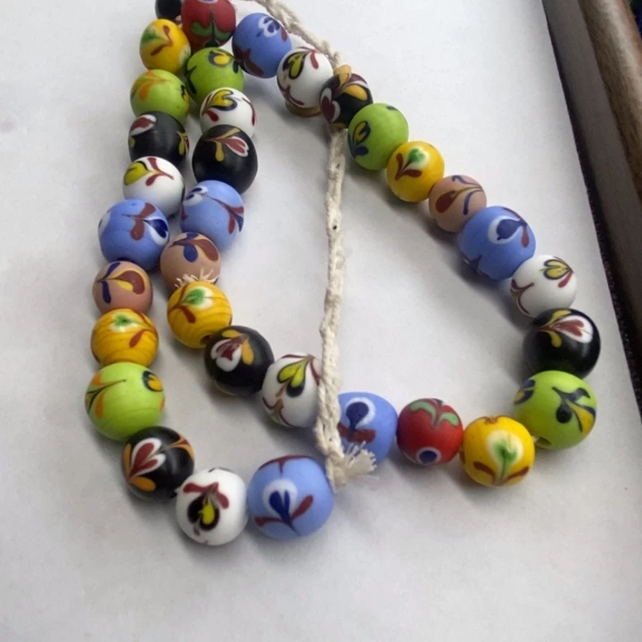 琉璃颈饰西亚凤尾