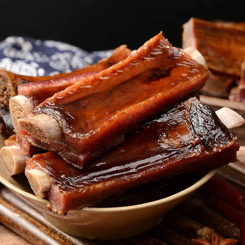 农家自炕腊排骨500g解馋零食