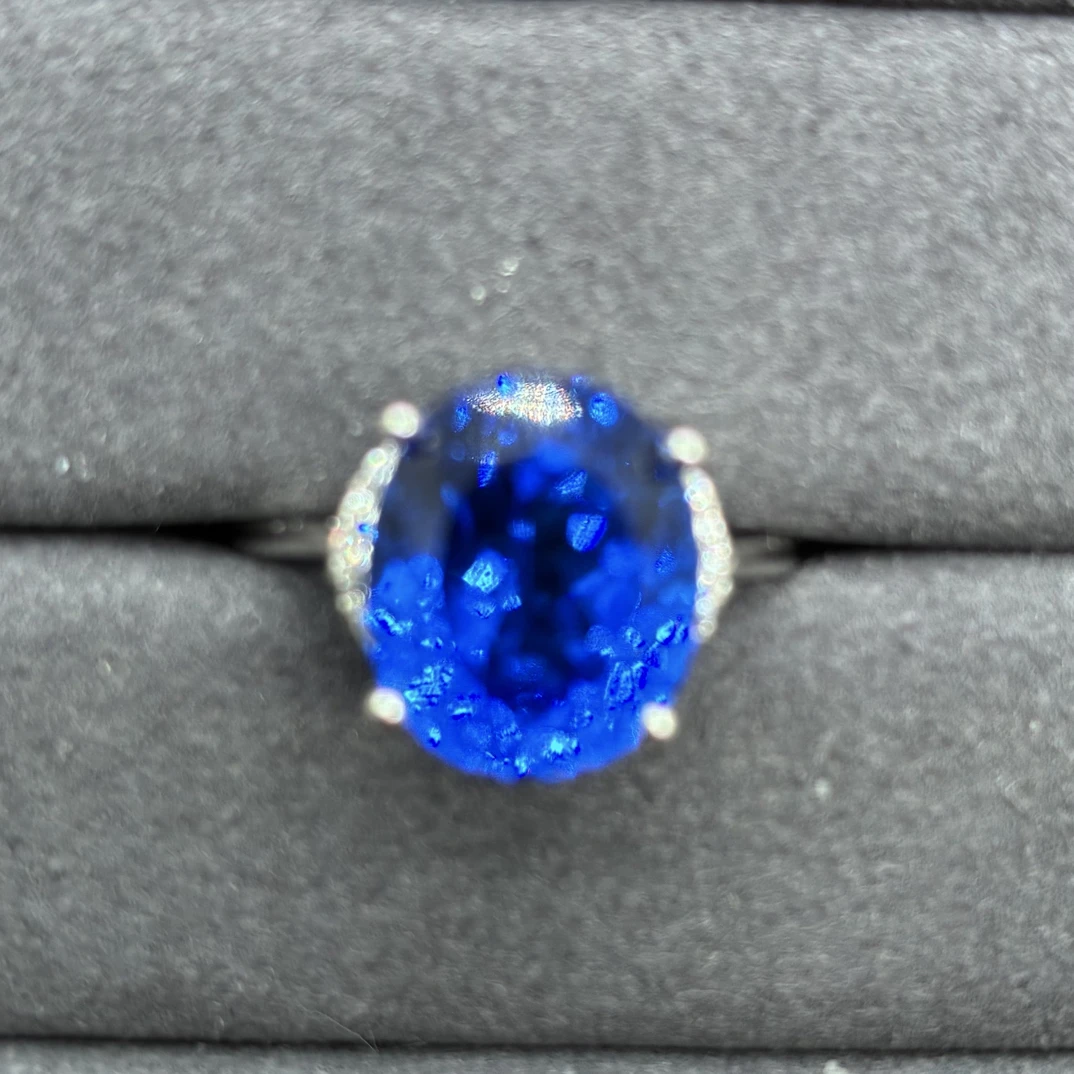 【联系客服专用窗口】蓝宝石戒指  矢车菊