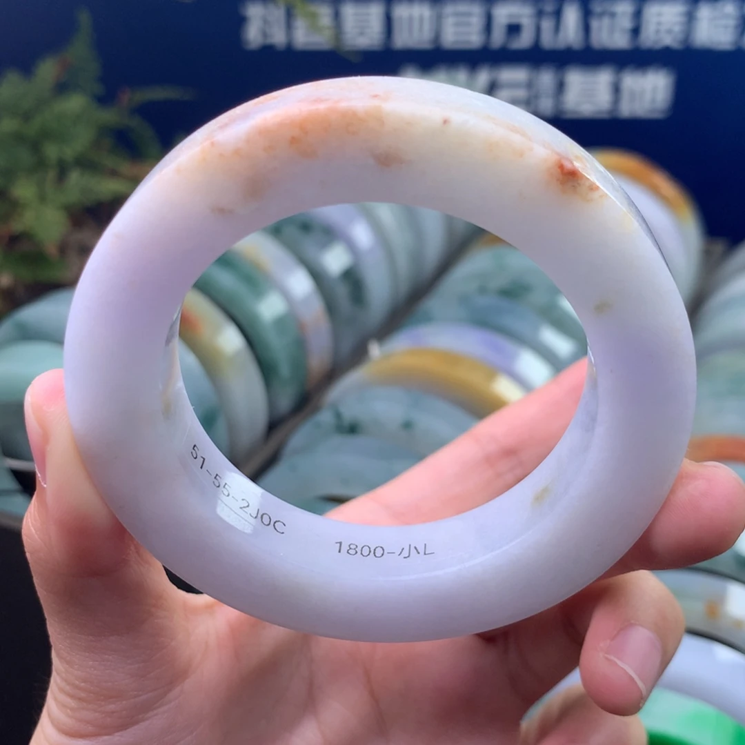 定制翡翠未镶嵌手镯定制不退不换