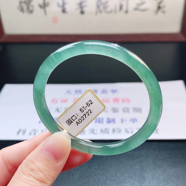 翡翠未镶嵌手镯翡翠手镯58
