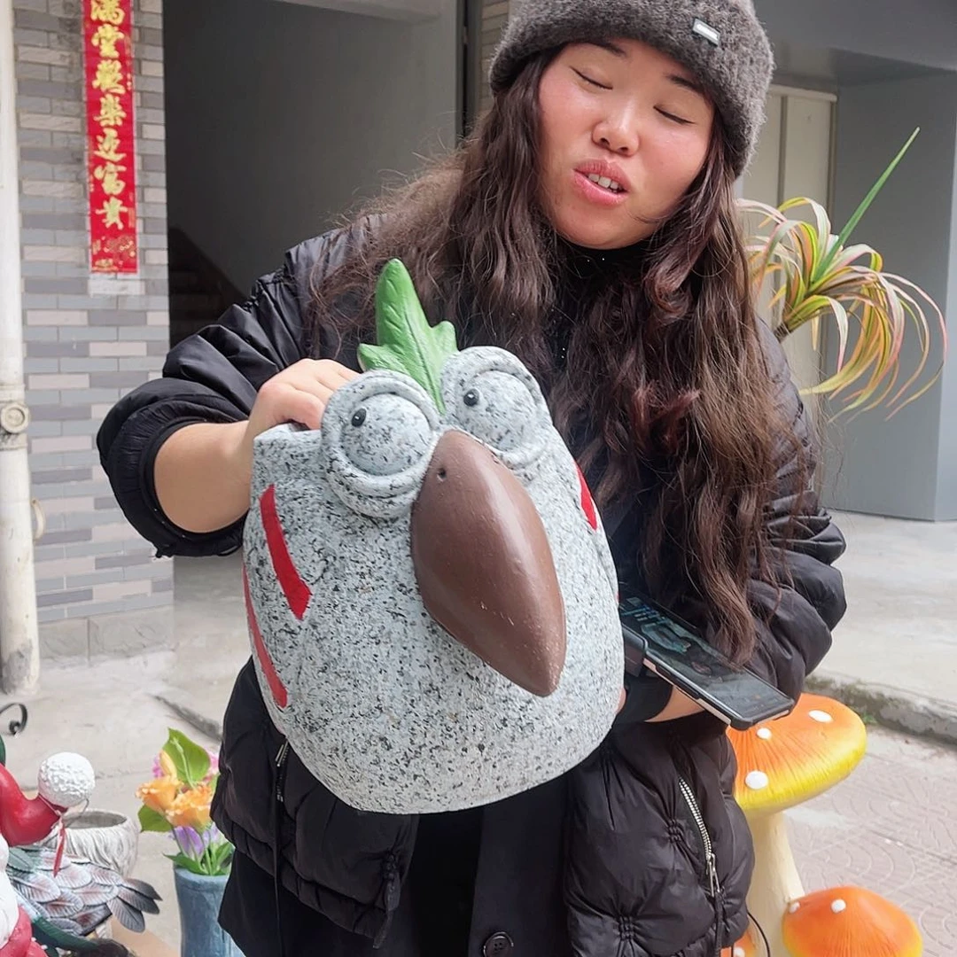 【闪购商品】无铅玻璃花园摆件&000&