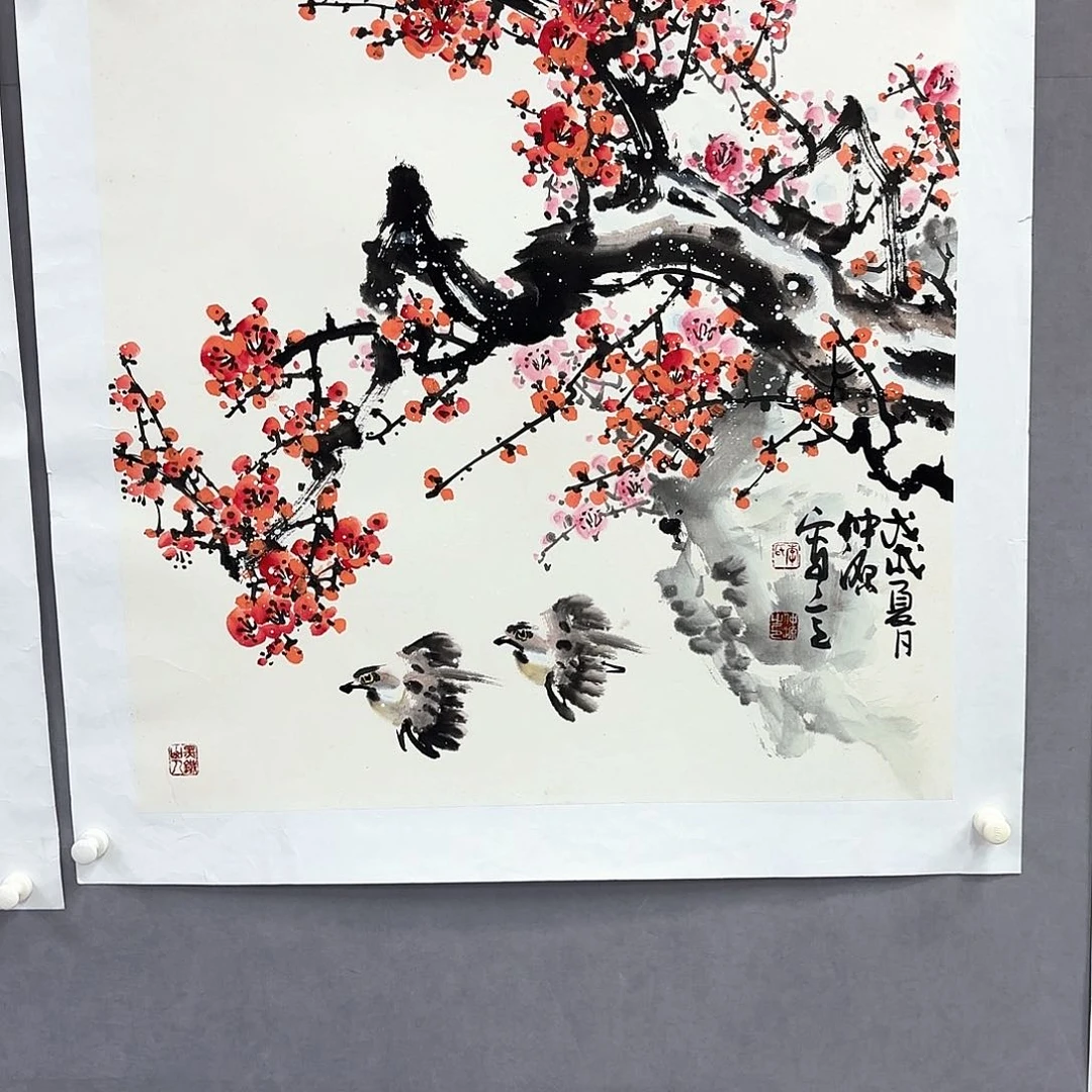 国画艺术家真人手绘
