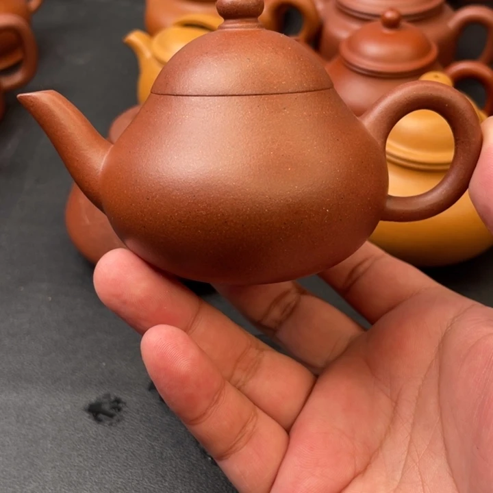 林***柳紫砂茶壶全手工梨瑕疵