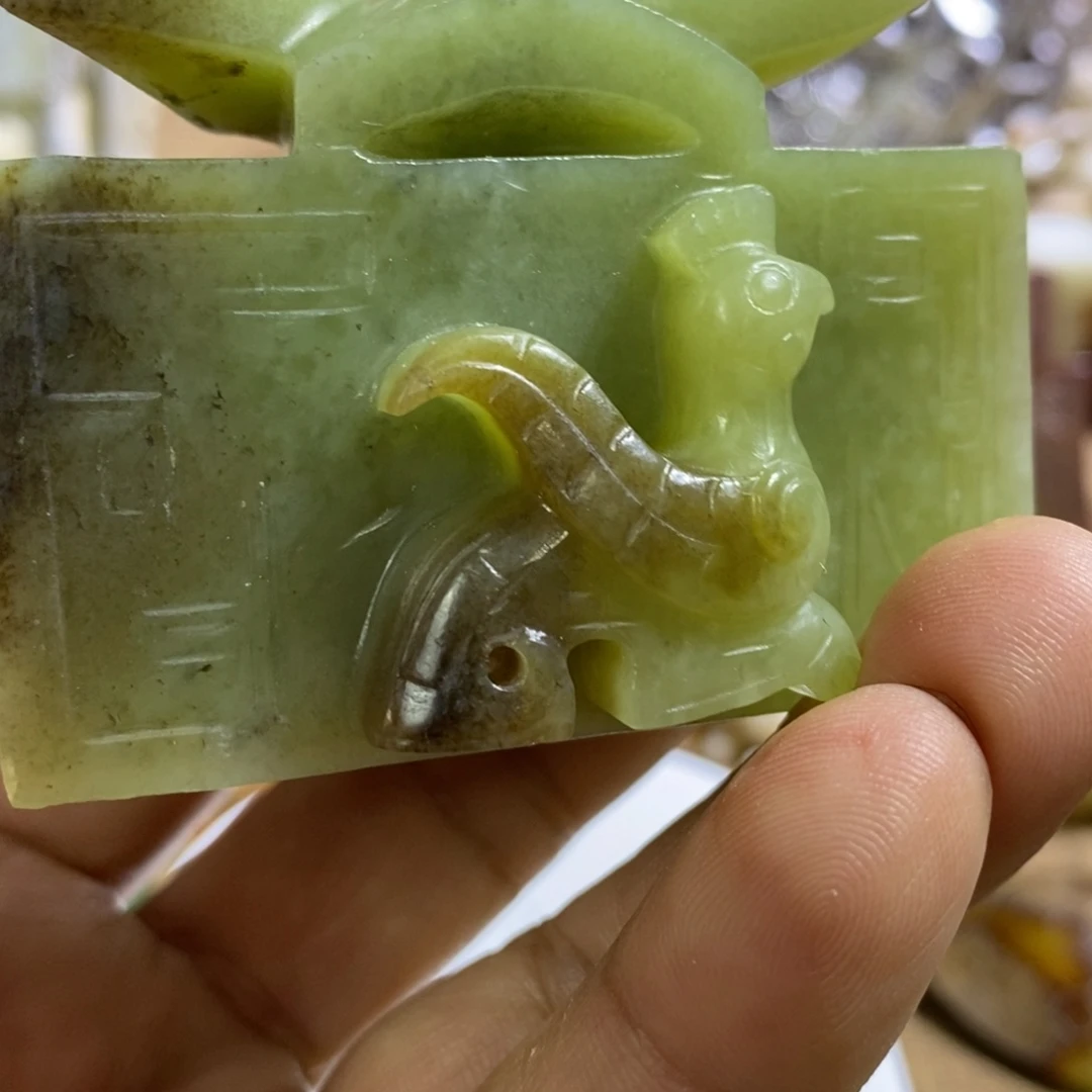 用***9和田玉（糖玉）未镶嵌挂件