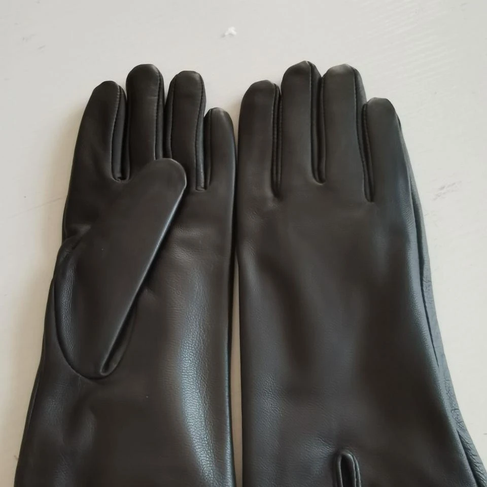 Rindu品质头层纯羊女士防风女士手套商务专用耐男士保暖羊皮手套