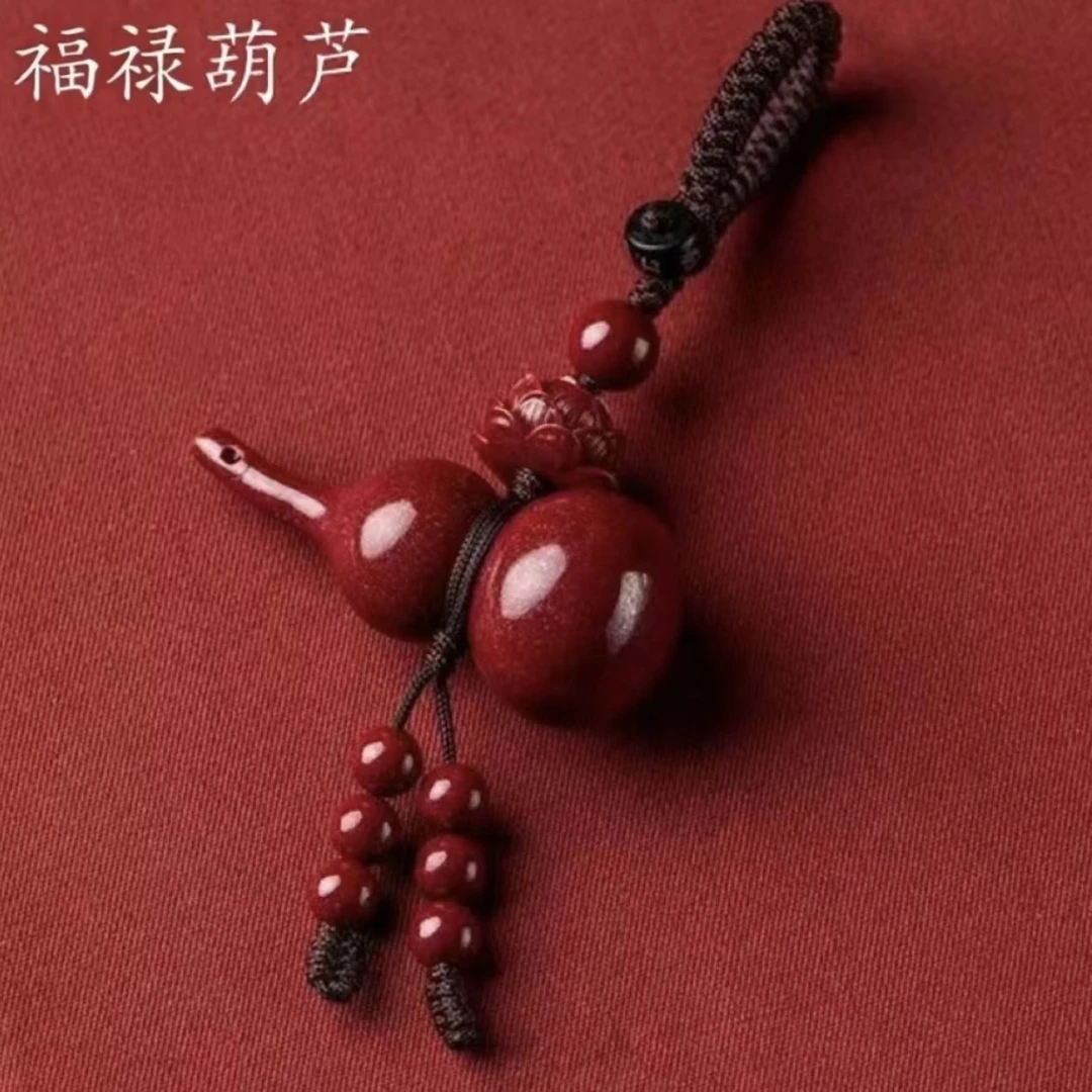 【先生推荐】葫芦钥匙扣歪脖葫芦莲花钥匙扣挂件男女款吉祥寓意挂饰